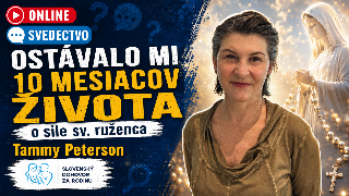 Streda 19.8. o 21:00 Online vo svete: 10 mesiacov života – Tammy Peterson (PREMIÉRA)